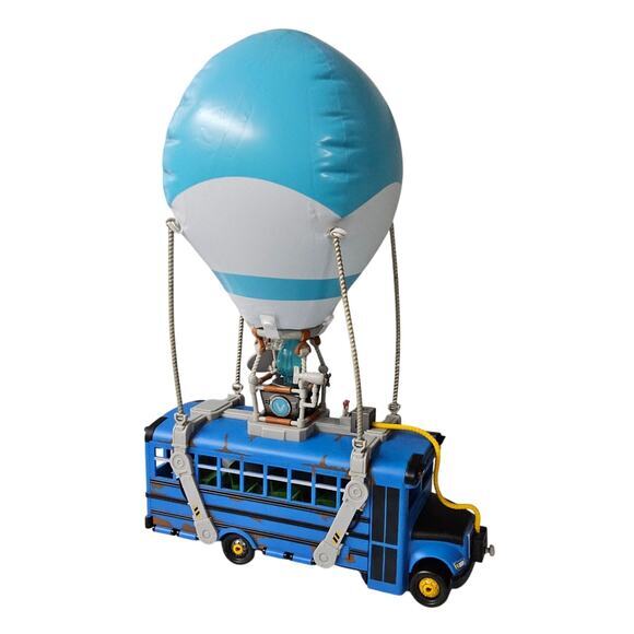 Fortnite Deluxe Battle Bus Inflatable Balloon Lights & Sound Vehicle Jazwares 14 - Picture 1 of 17